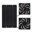 thumbnail image 1 of Solar Panel Fan Kit, 10W 12V Solar Powered Fan Outdoor Waterproof, Portable Ventilator Exhaust Fan with 2M Long Cable, 1 of 6