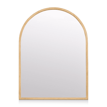 Bouclair Miroir Arqué Brun 18 X 24 Po (45,72 X 60,96 cm)