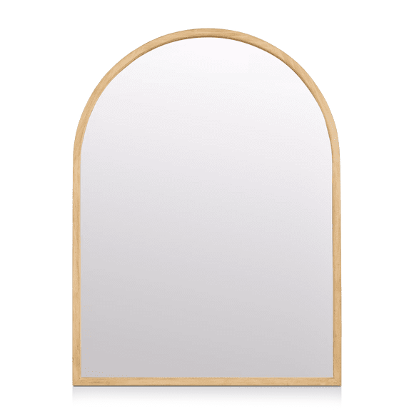Bouclair Brown Arched Mirror 18 X 24 in (45.72 X 60.96 cm)