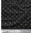 thumbnail image 1 of Soimoi Moss Georgette Fabric Video Player Icon Shirting Print Fabric by The Yard 42 Inch Wide, 1 of 3