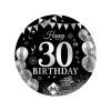 PEONAVET Disposable Tableware 30th Birthday Party Theme Tableware Set Disposable Decorative Tableware Paper Set