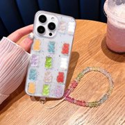 Cute Phone Cases Cute Clear Phone Case for 16 16Plus 16Pro 16 Pro Max Super Kawaii Bears Funny Soft Protective Phone Cases Cover Clear Phone Case