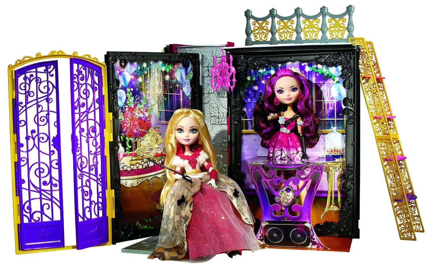 Ever After High – Coffret poupée Briar Beauty et mobilier de bal masqué de Thronecoming