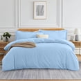 thumbnail image 1 of 900 TC 100% Egyptian Cotton Duvet Cover Zipper Closur Ultra Soft Durable and Fade Resistant Solid Pattern, 1 of 8