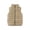 Khaki, variant on ZACPNCV Kids Boys Girls Down Puffer Vest Sleeveless Windproof Packable Warm Winter Vest Black 11-12 Years