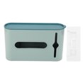 thumbnail image 3 of Grocery Bag Dispenser, Plastic ABS Trash Bag Holder Visible Window Waterproof Dustproof  For Office Green, 3 of 8