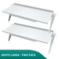 thumbnail image 2 of Agiferg Punch-free Computer Monitor Rack Plastic TV Set-top Box Screen Bracket Router Storage Rack 2pc, 2 of 2