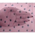 thumbnail image 4 of oneOone Viscose Chiffon Fabric Finger Sign Symbol Decor Fabric Printed BTY 42 Inch Wide, 4 of 4