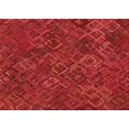 thumbnail image 1 of Ahgly Company Tapis Rectangulaire Rouge Lavable en Machine, 6 Pieds x 9 Pieds, 1 of 7