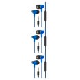 thumbnail image 1 of maskred Phone Music Wired Earphone In -ear Wire Control Cellphone 3 .5mm Plug Earbuds Headset 80cm 3Set, 1 of 6