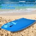 thumbnail image 4 of Goplus 41'' Lightweight Super Bodyboard Surfing W/Leash EPS Core Boarding Blue Shark, 4 of 9