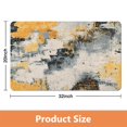 thumbnail image 2 of 20x32 inch Modern Abstract Gray Runner Rug: Designed for Comfort - Soft, Non-Slip, Low Pile, Machine Washable Carpet for Bathroom, Laundry Room, Entryway, 2 of 5