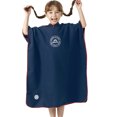 thumbnail image 2 of Serviette de Bain à Capuchon à Séchage Rapide Poncho de Bain pour Plage Piscine, 2 of 7