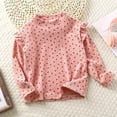 thumbnail image 3 of HBFAGFB Chemises à Manches Longues pour Filles Col Rond Manches Volantes Chandail Confortable PK2 Taille 90, 3 of 3