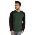 thumbnail image 1 of Inkmeso Men's Regular Fit Round Neck Shirt Solid Raglan Long Sleeve T-Shirts, 1 of 7