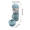 thumbnail image 2 of Automatic Pet Water Dispenser Hanging Bottle Feed Bowl for Small Animal Cage Hydration, 2 of 6