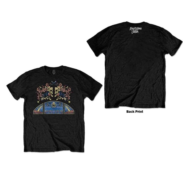 T-Shirt Unisexe Rag'n'Bone Man Cimetière Coloré (Impression au Dos)