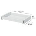 thumbnail image 2 of Uplite Tiroir de Rangement sous Bureau Ultra Mince - Blanc, 2 of 5