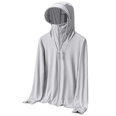 Mrat Lightweight Windbreaker Lady Women's Outdoor Wear Sports Wear Women's Cycling Wear Sun Protection Clothing Womens Spring Fall Jacket S-89 Gray 3XL