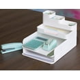 thumbnail image 3 of Stylo + Gear bureau boîte de rangement blanc, 3 of 4