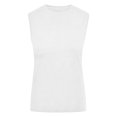 thumbnail image 4 of Débardeurs pour Femmes Mode Femmes Décontracté Sans Manches Col Rond Dames Hauts Unis Blouses Gilet Débardeur Blouses pour Femmes Débardeurs Sans Manches pour Femmes, 4 of 5