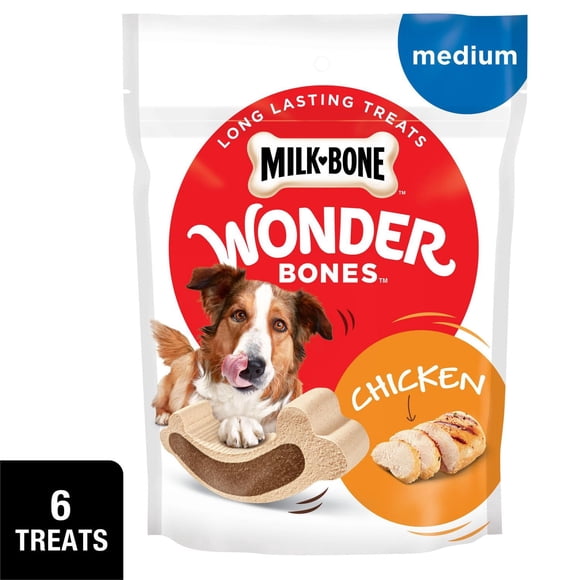 MILK-BONE WONDER BONES 533 GRAMMES GATERIES AU POULET CHIEN MOYEN