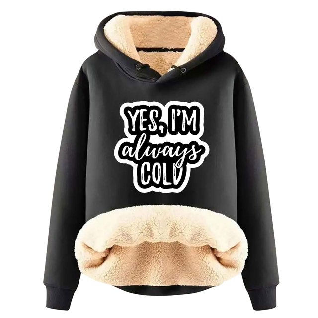 Birdeem Sweat à Capuche d'Hiver Chaud pour Femmes avec Poche Manches Longues