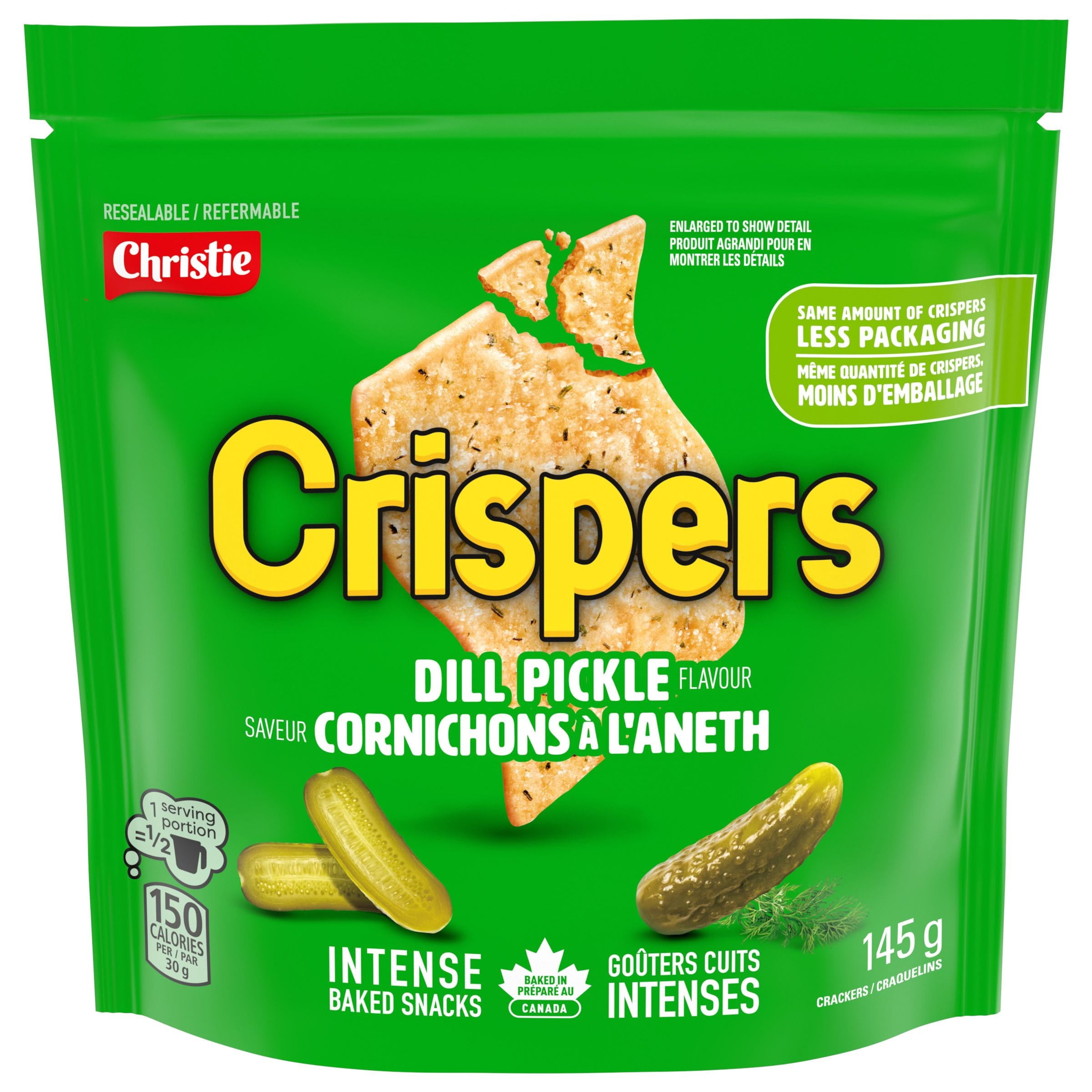 Crispers, Dill Pickle Flavour, Salty Snacks, Is It a Chip or a Cracker