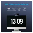 thumbnail image 3 of V11 High Quality 1080p 60fps Full Hd Plug And Play Computer Usb Web Camera Mini Webcam 2K For Pc Laptop With Microphone ,Easy to Operate, 3 of 5