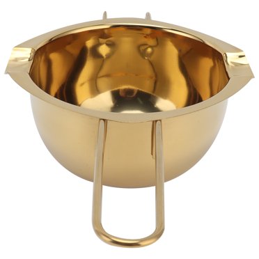 Cheese Melting Pot, Diversion Port Extended Handle Melting Pot  For Melting Butter For Cheese For Caramel Colorful,Golden