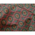 thumbnail image 4 of oneOone Silk Tabby Fabric Floral Mandala Block Fabric Prints By Yard 42 Inch Wide, 4 of 4
