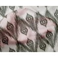 thumbnail image 4 of oneOone Silk Tabby Fabric Chevron Ikat Print Sewing Fabric BTY 42 Inch Wide, 4 of 4