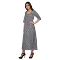 thumbnail image 2 of Moomaya Kurta Imprimé Tunique Longue Hauts Femmes Tenue d'Été Kurti pour Femmes, 2 of 5