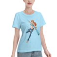thumbnail image 2 of Women's Basic Short Sleeve T-Shirt One Piece Nami, 2 of 6