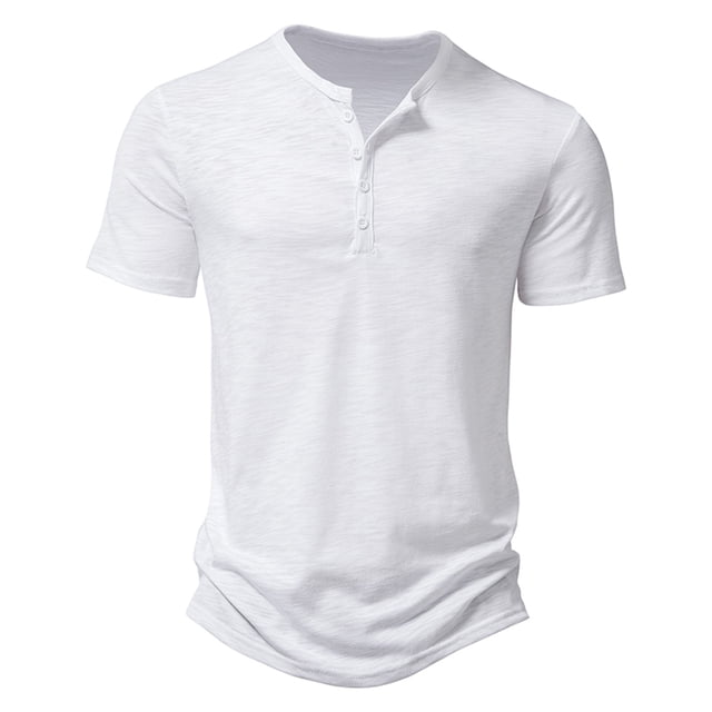 Kcodviy Été Hommes T-Shirt Slub Hommes T-Shirts Décontractés T-Shirt Graphique Hommes Décontracté T-Shirts à Col en V pour Hommes T-Shirt à Manches Courtes pour Hommes