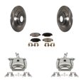 thumbnail image 1 of Transit Auto Rear Disc Brake Caliper Rotors and Ceramic Pads Kit for Car 2015 Mazda CX-5 with Electric Parking KC8-100289T, 1 of 2