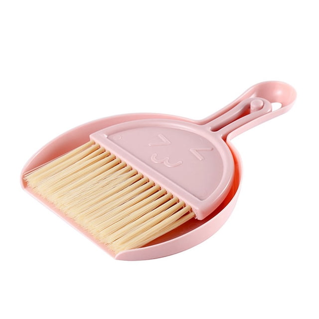Mini Broom and Dustpan Set Cute Dustpan and Brush Set Whisk Broom and Dustpan Set Small Broom and Dustpan Set for Desk Home Kitchen Necessities Small Dust pan and Brush Set