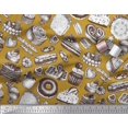 thumbnail image 3 of Soimoi polyester Crepe Fabric Cupcake,Donut & Cookies Food Print Fabric by Yard 52 Inch Wide, 3 of 3