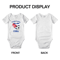 thumbnail image 3 of Future Soccer Player Cuba Soccer Fan Cute Baby Bodysuit Unisex, 3 of 5