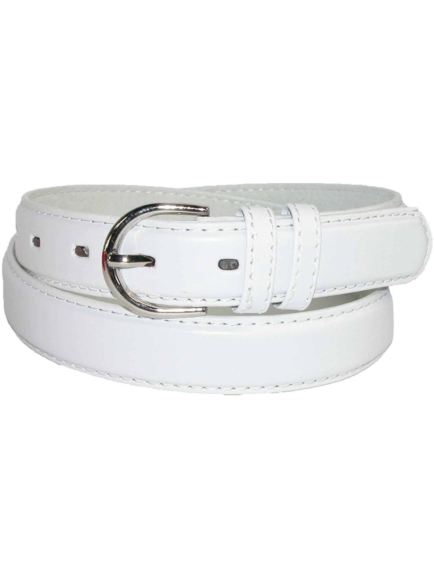 CTM®  Leather 1 1/8 Inch Dress Belt (Women's)