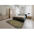 thumbnail image 4 of Ahgly Company Tapis d'Intérieur Ronds Abstraits Moka Brun Abstraits pour Aire, 8 Pieds Rond, 4 of 6