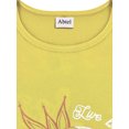 thumbnail image 3 of MAWCLOS Hauts pour Femmes T-Shirt à Imprimé Tournesol T-Shirt à Manches Courtes Tee Mode Travail Col Rond Haut Jaune 3TG, 3 of 3