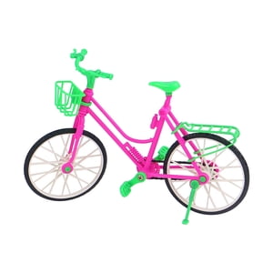 Jouet de simulation de vélo Poupée de vélo Jouet en plastique de vélo filles Miniature