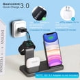 thumbnail image 3 of Chargeur Sans Fil 3 en 1 Station de Recharge Sans Fil Compatible avec Watch Series 5/4/3/2/1, 3 of 8