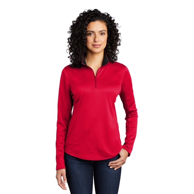 Port Authority Women's Silk Touch Performance 1/4Zip LK584