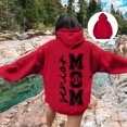 thumbnail image 2 of WEAIXIMIUNG Cropped Sweatshirt Jacket Ladies Senior Mom 2025 Shirt 2025 Graduating Class Sweatshirt T Shirt Alphabet Print Long Sleeved Hoodieladies Senior Mom 2025 Shirt 2025 Graduating Class, 2 of 5