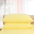thumbnail image 3 of PiccoCasa 3 Pieces Microfiber Soft Breathable Duvet Cover Set Yellow Full, 3 of 7