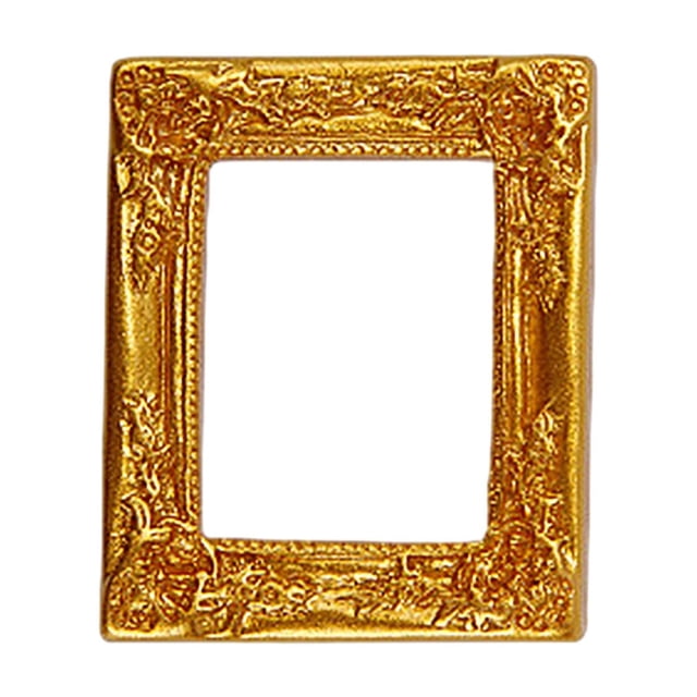 Support de Rangement pour Cadres Photo, Style Mini Maison, Cadre en Résine pour Photos de Famille 6 cm x 5 cm
