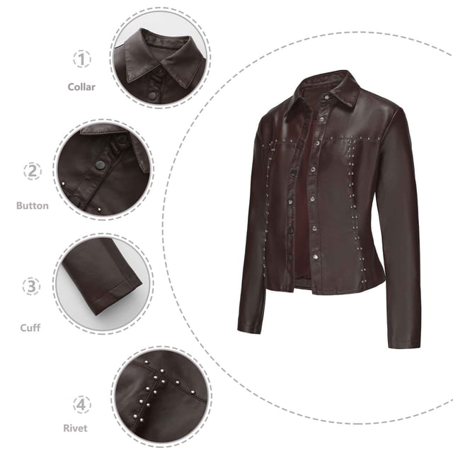 LOVZFMLL Vestes pour Femmes Couleur Unie Courte Mince Veste en Cuir à Manches Longues Veste Décontractée à Manches Longues Veste Décontractée à Capuche