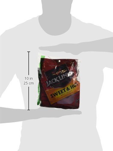Jack Link's Collations de Viande Jerky de Bœuf, Sucré et Épicé, 2,85 Onces (Lot de 2)